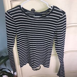 American Eagle Striped Long sleeve